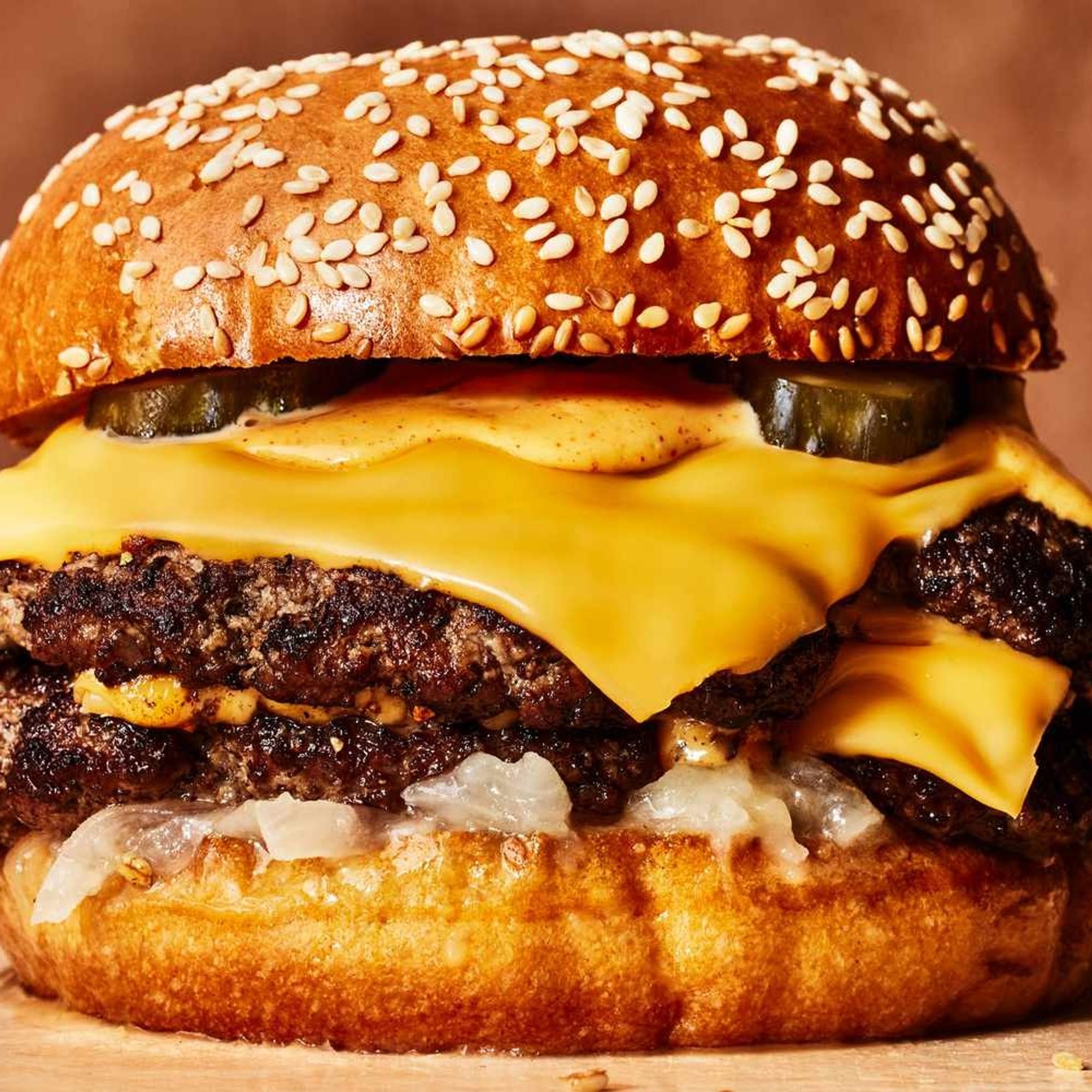 Impossible Veg Smash Burger