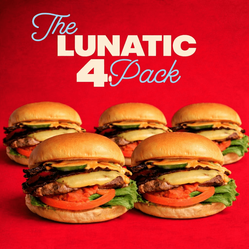 Pack of 4 Lunatic Burger