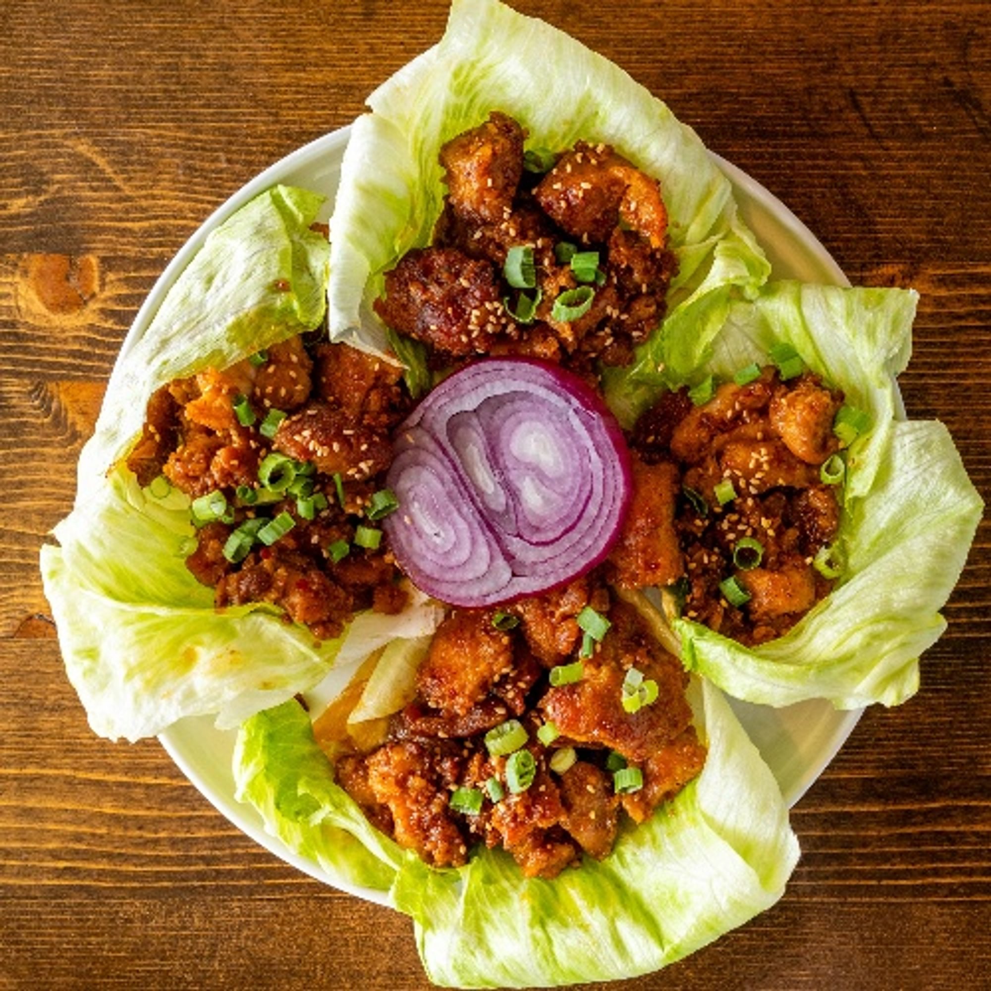 Angry Chicken Lettuce Wrap