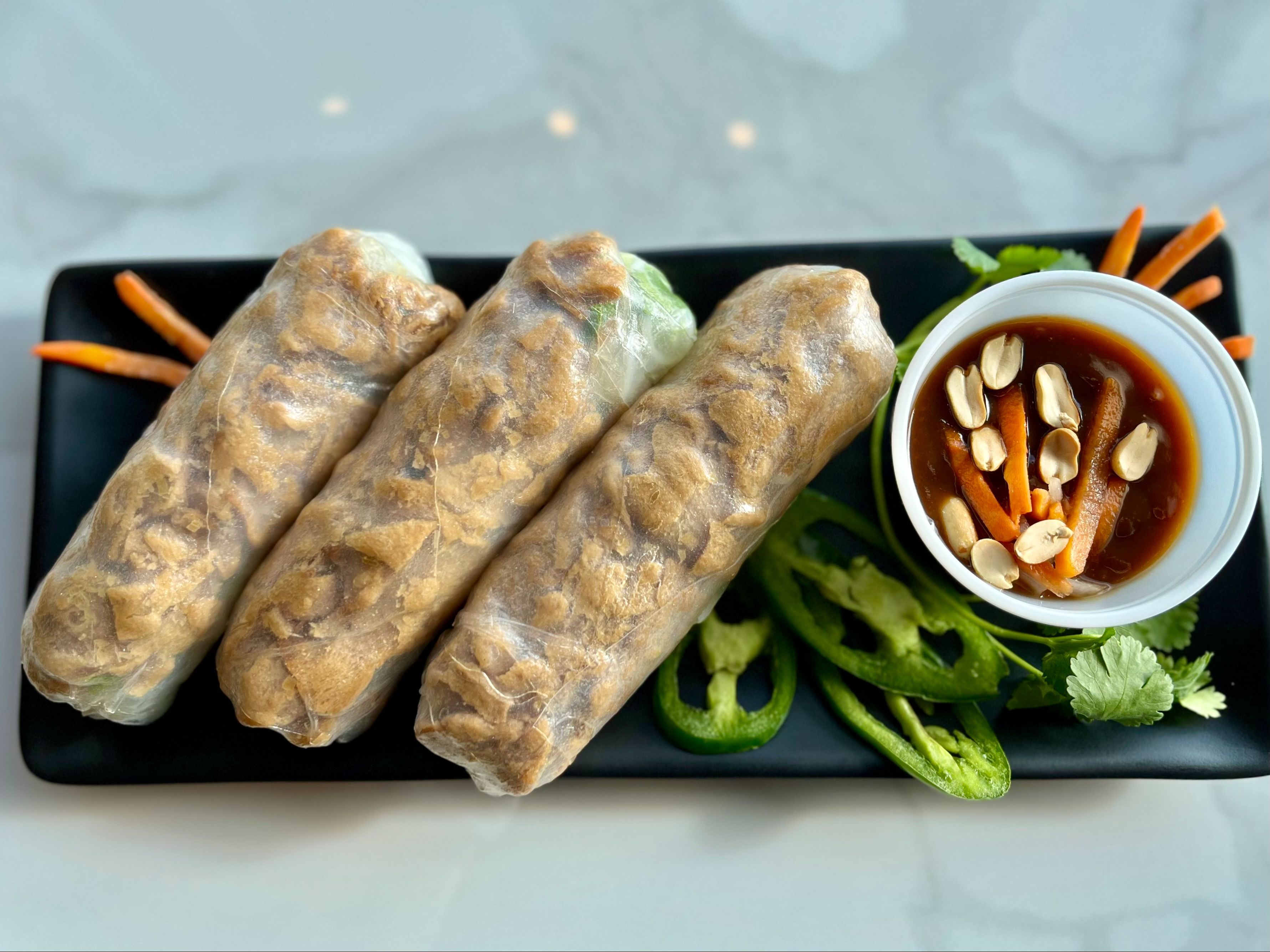 Vegetarian Summer Rolls (3Pcs) - Gỏi Cuốn Chay