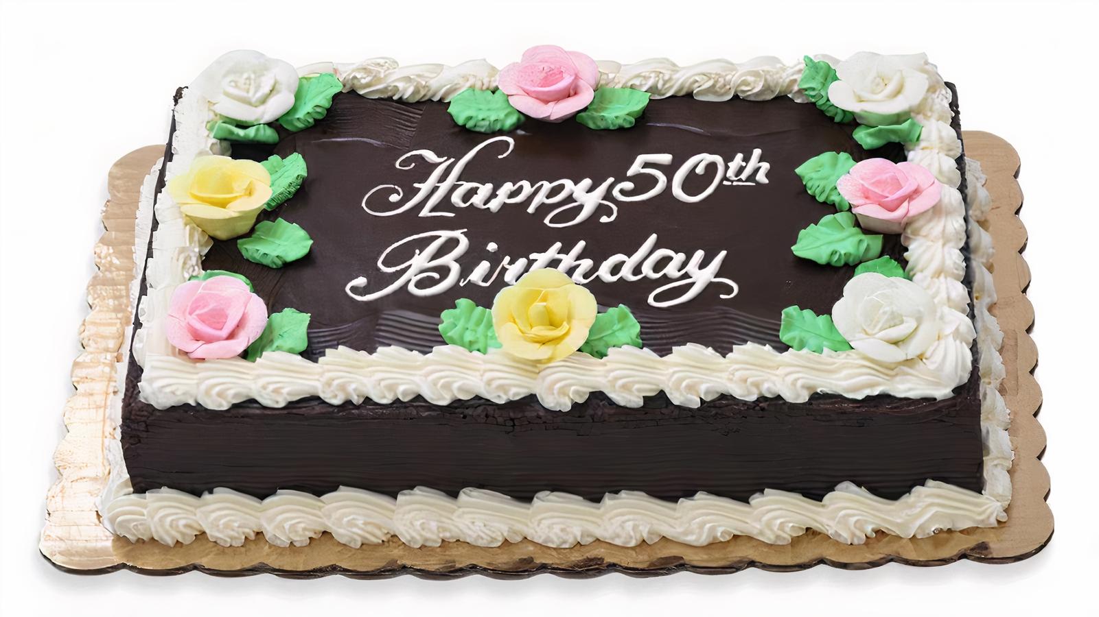 Chocolate Greeting Cake 1/4 sheet