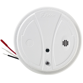 Smoke Alarm, Hardwired, Photoelectric, 9V Battery Backup