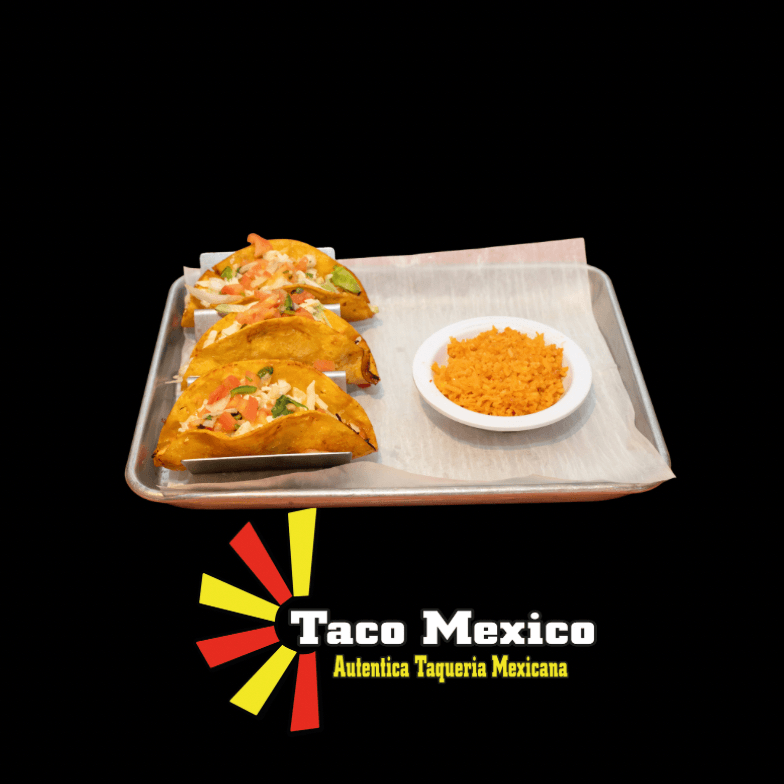 Deep Fried Tacos (3 Chicken or Beef)