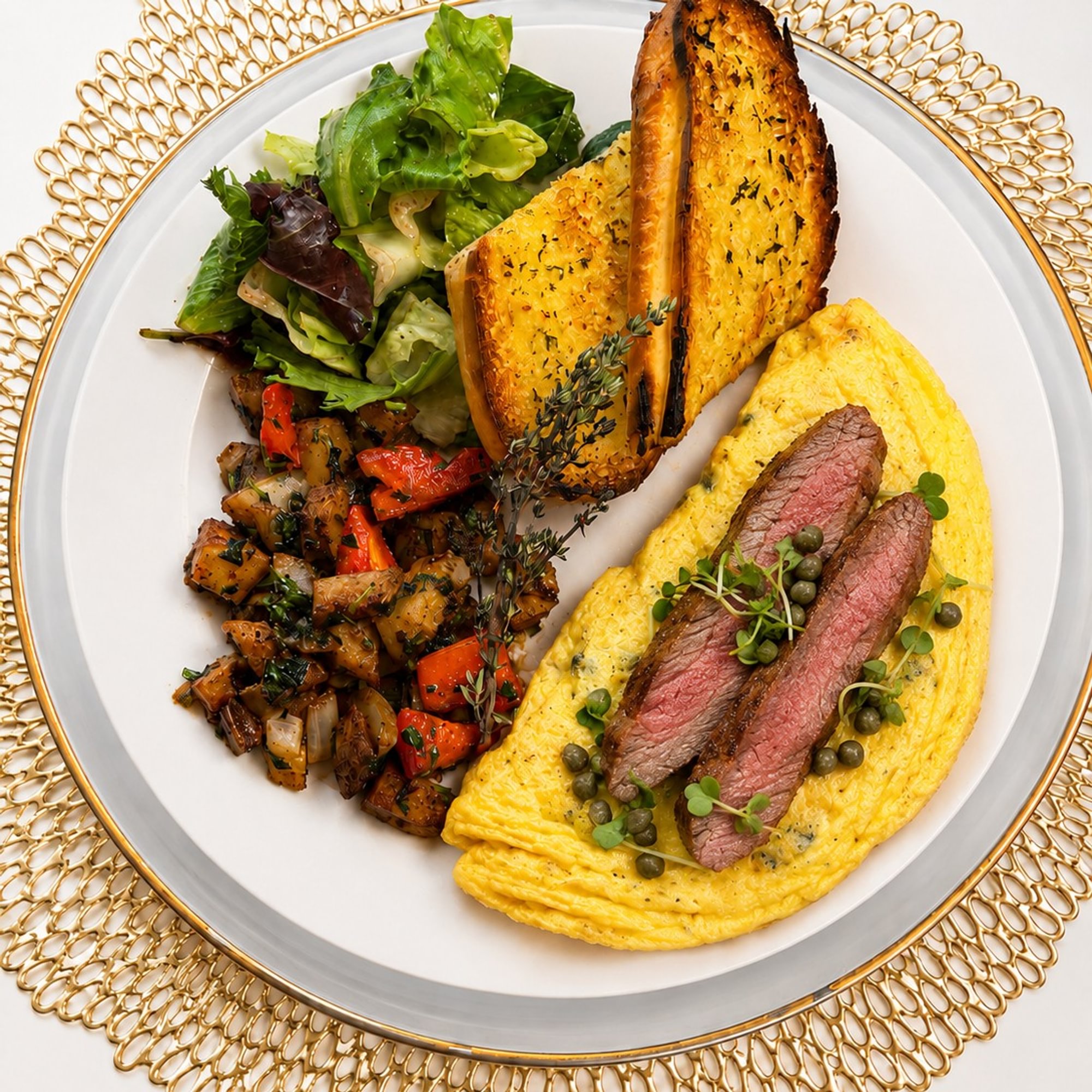 Cheese Steak Omelet