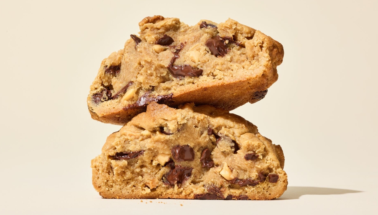 Peanut Butter Dark Chocolate Chip Cookie