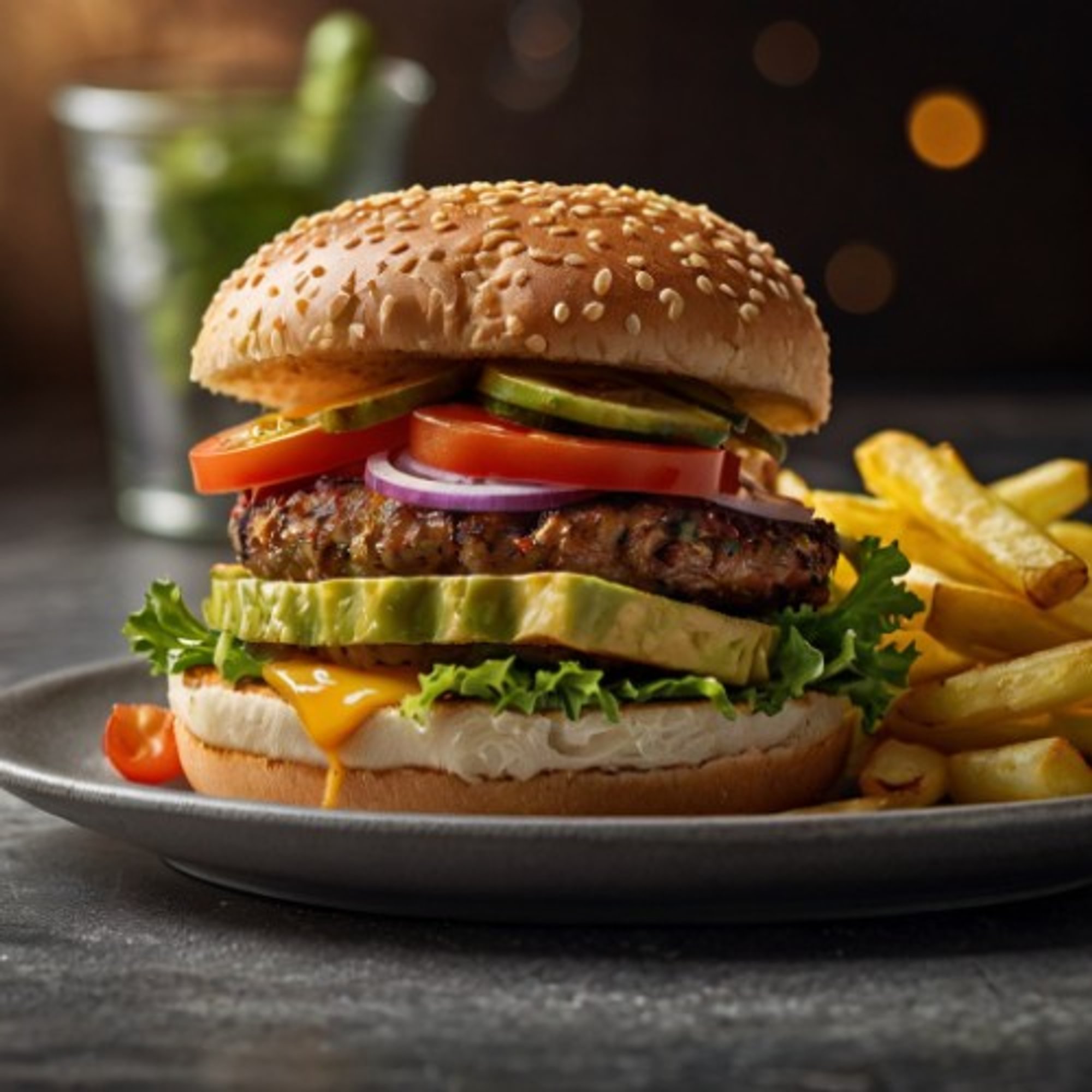 Fire a FRY Burger