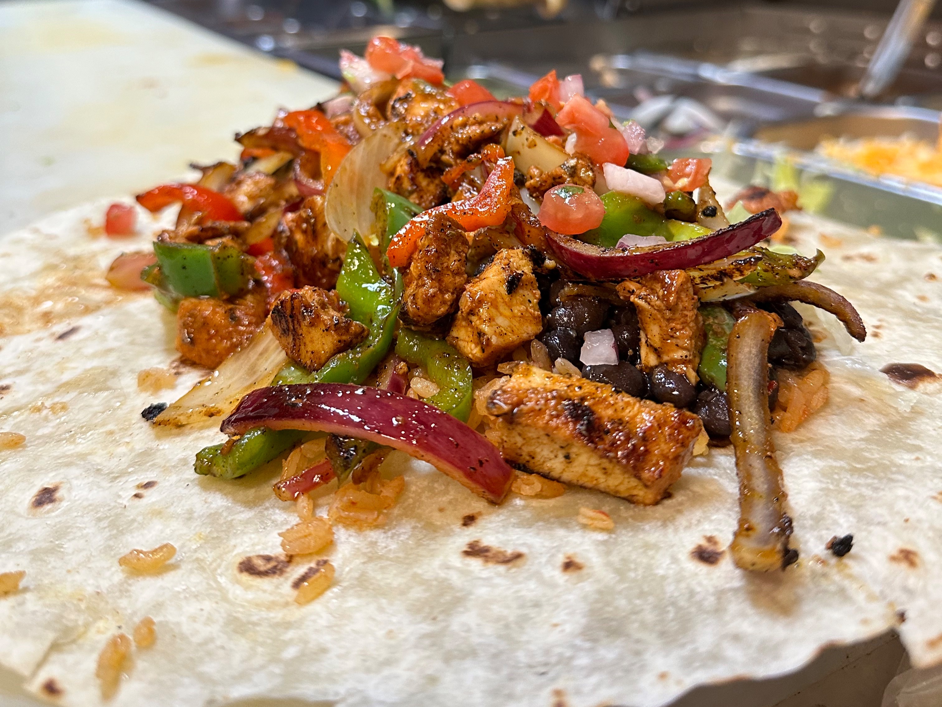 Fajita Pollo Burrito (Chicken)