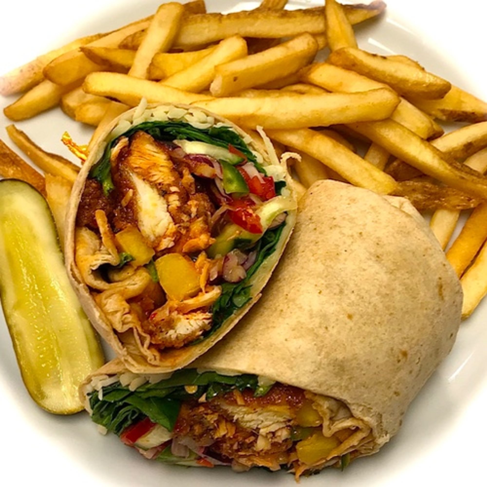 Boom Boom Chicken Wrap