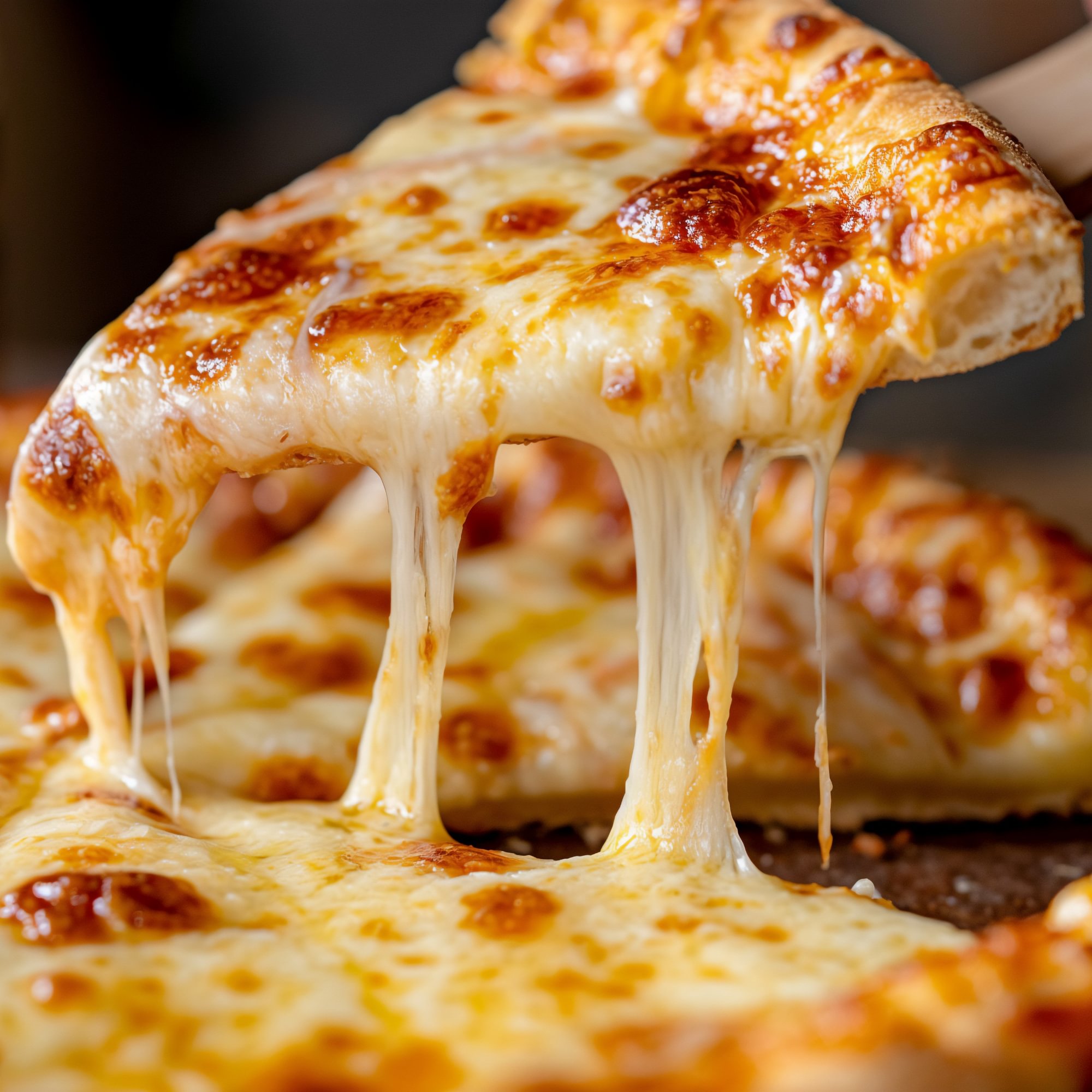 White pizza slice