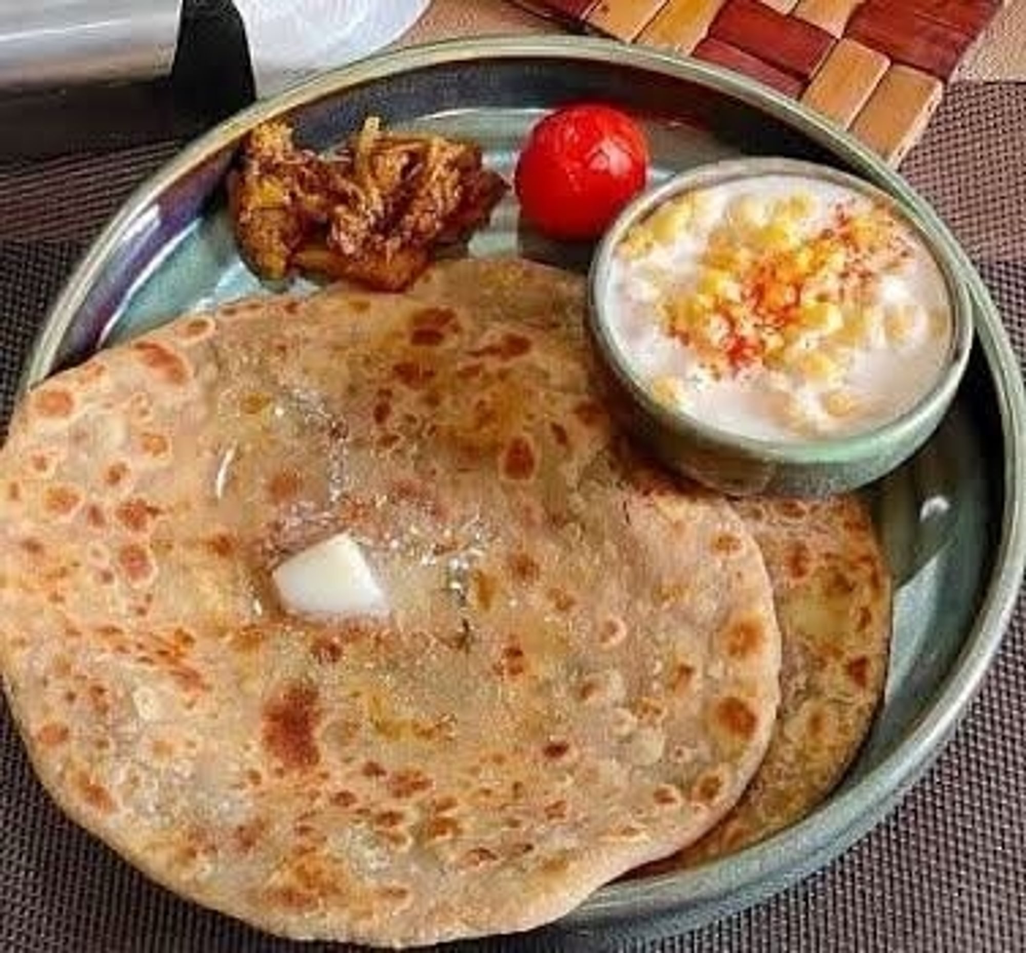 Tiffins Thali-Aloo Paratha