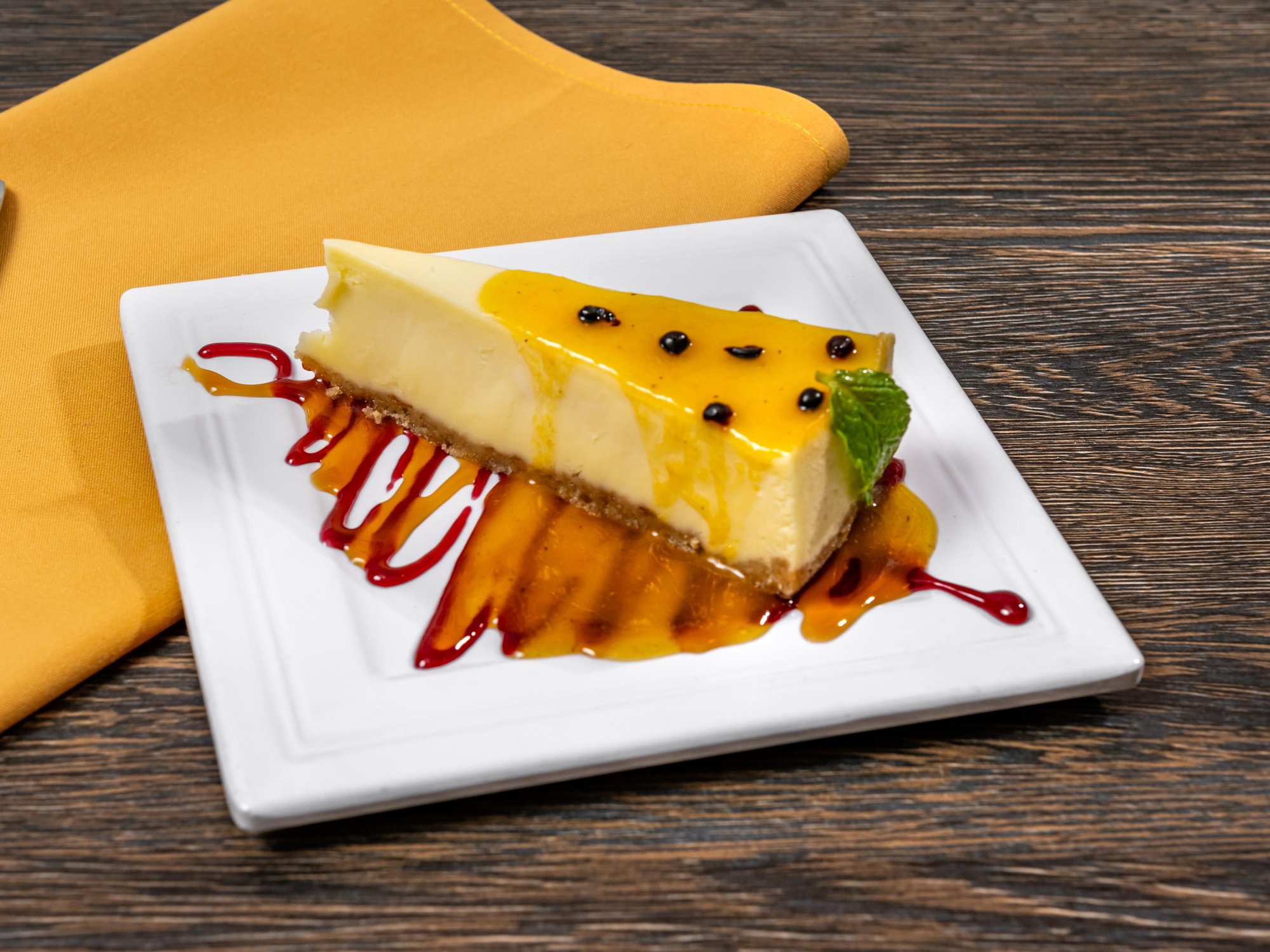 Tarta de Queso y Maracuyá