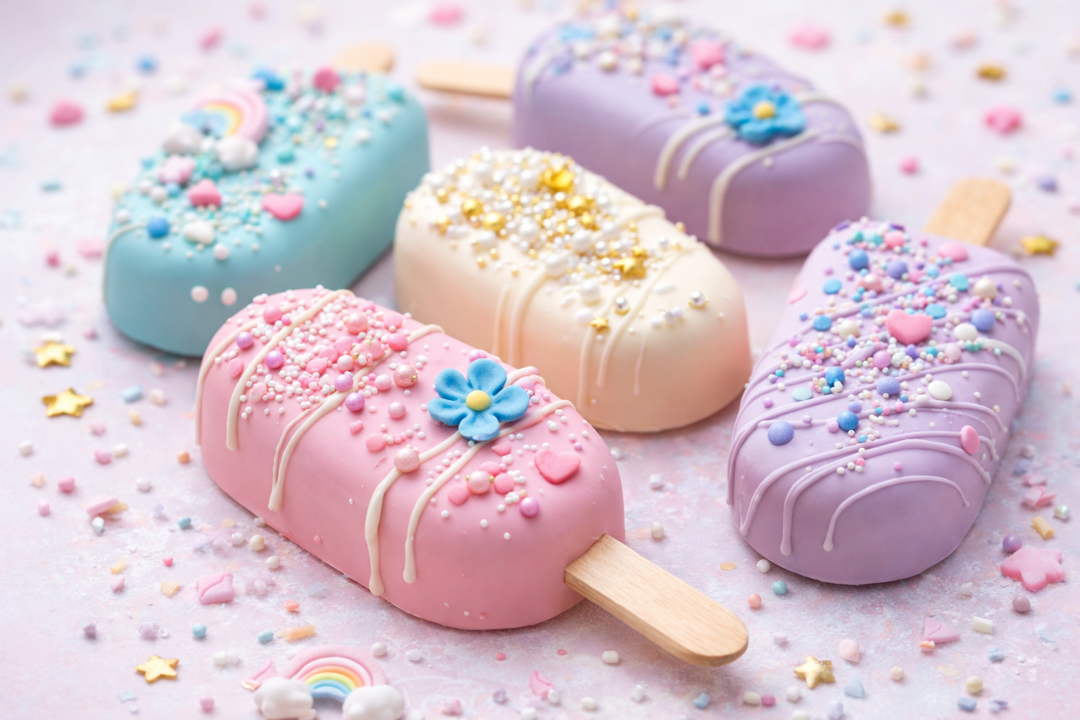 Cake Sicle Decorating für Kinder