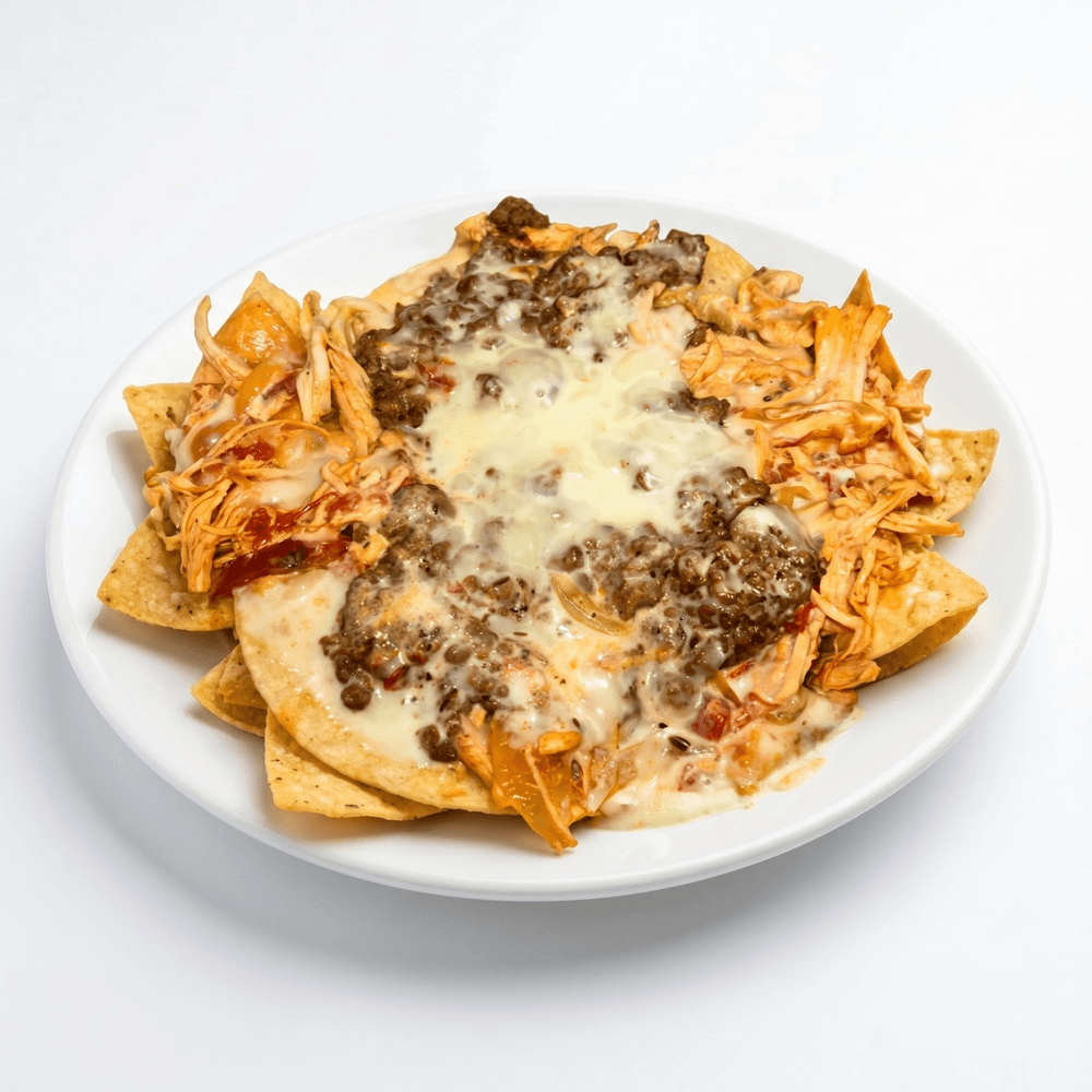 Beef & Chicken Nachos