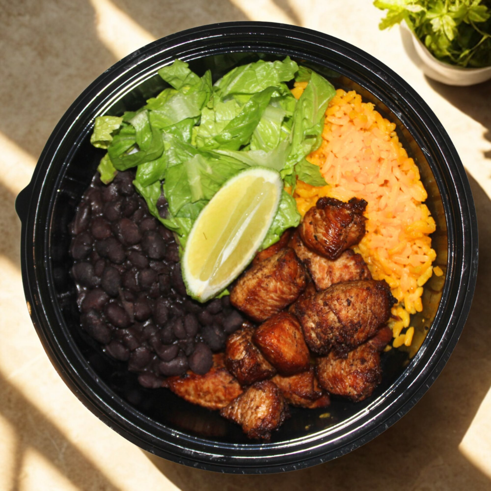 Chicken chunks Bowl