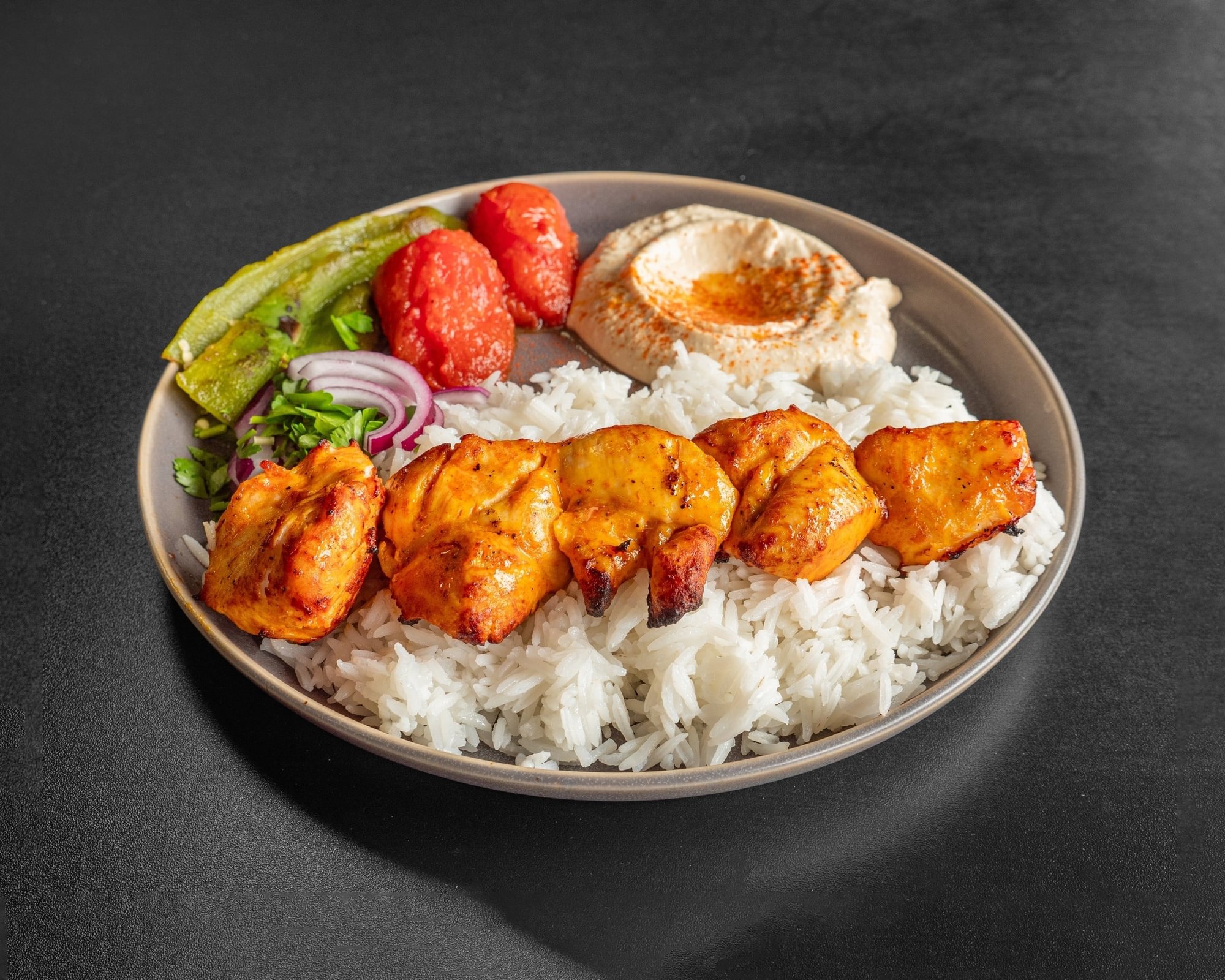 Chicken Kabob Plate