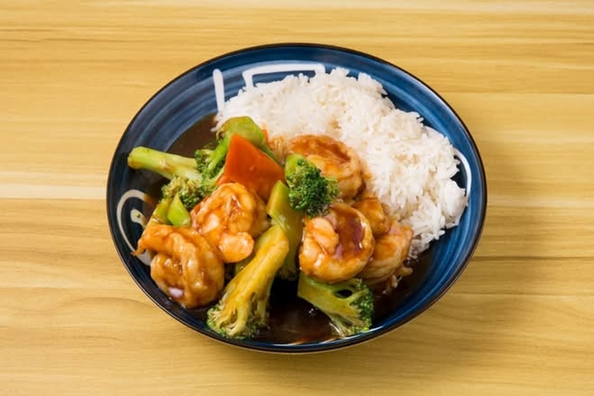 Shrimp & Broccoli Over Rice