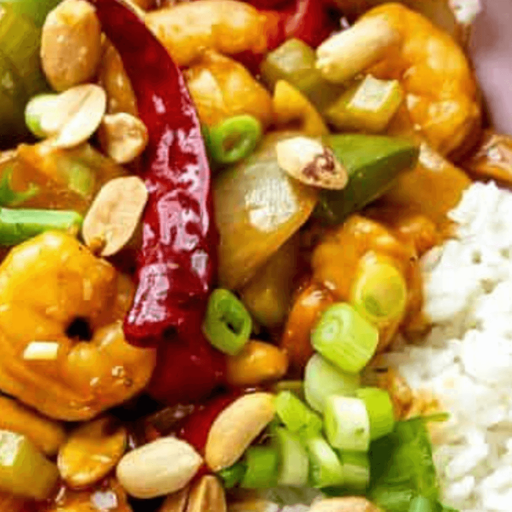 Kung-Pao Shrimp Wok