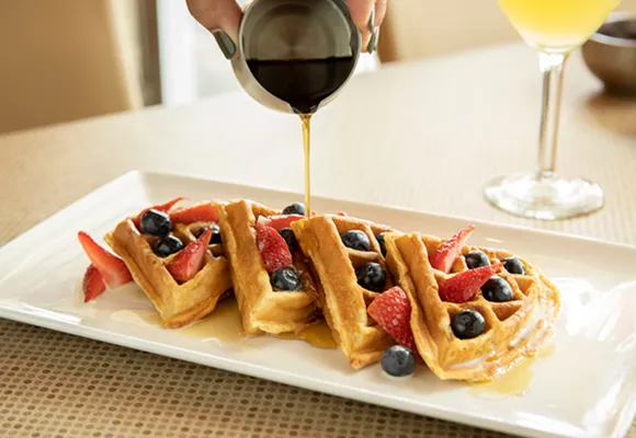 Tres Leches Waffles
