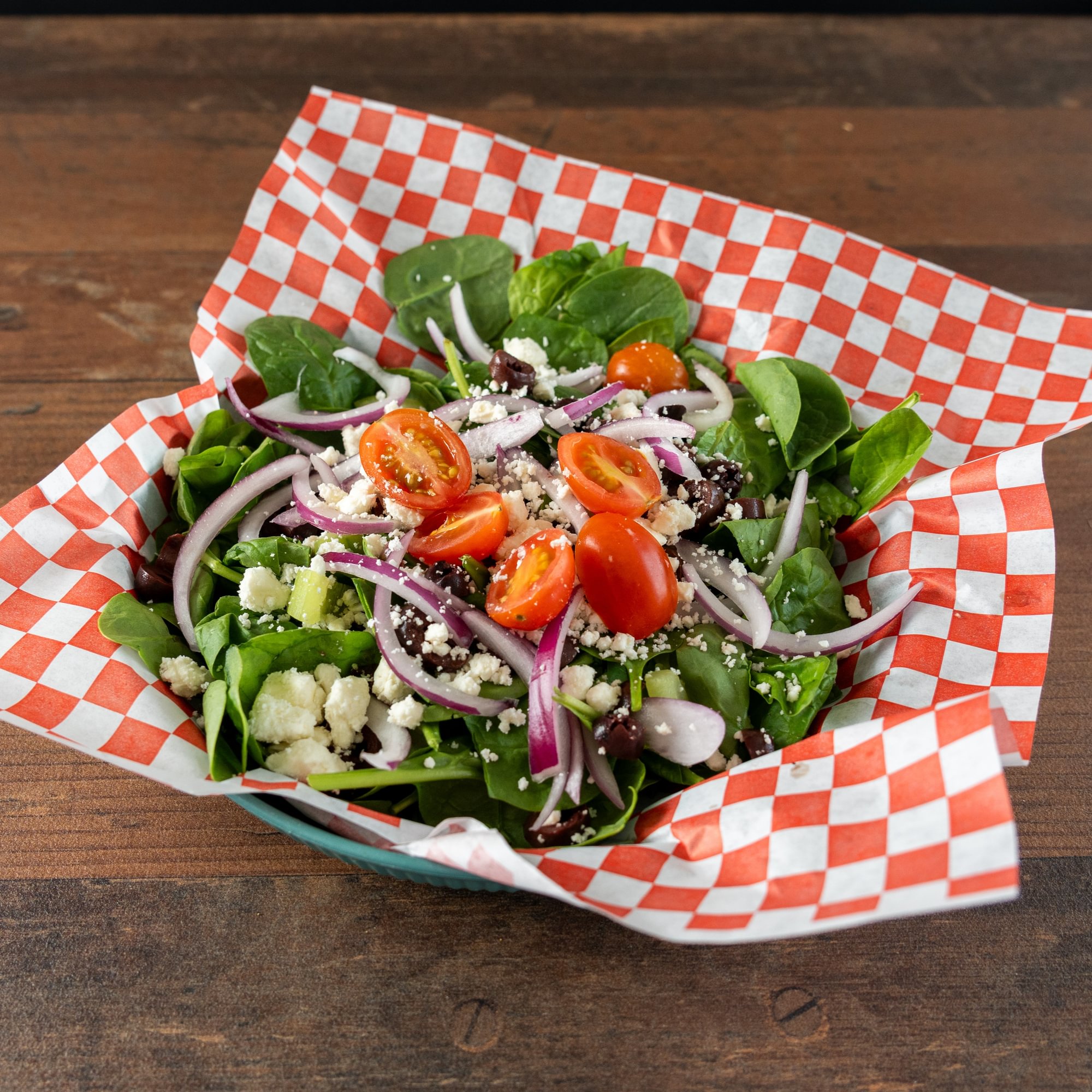Greek Spinach Salad