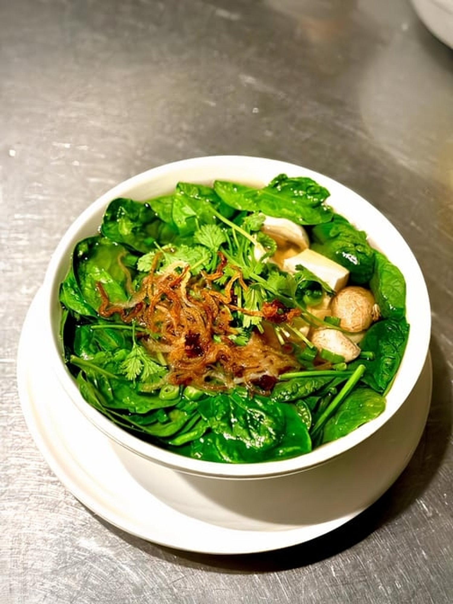 S14. Spinach Tofu Soup