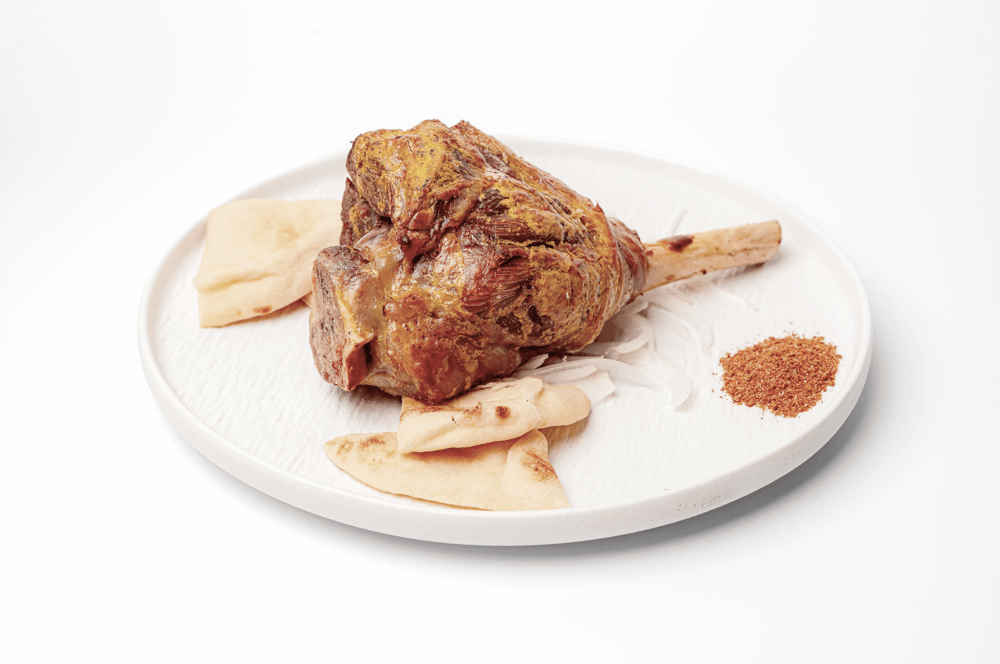 Uyghur Grilled Lamb Shank 维吾尔特色焖烤羊腿
