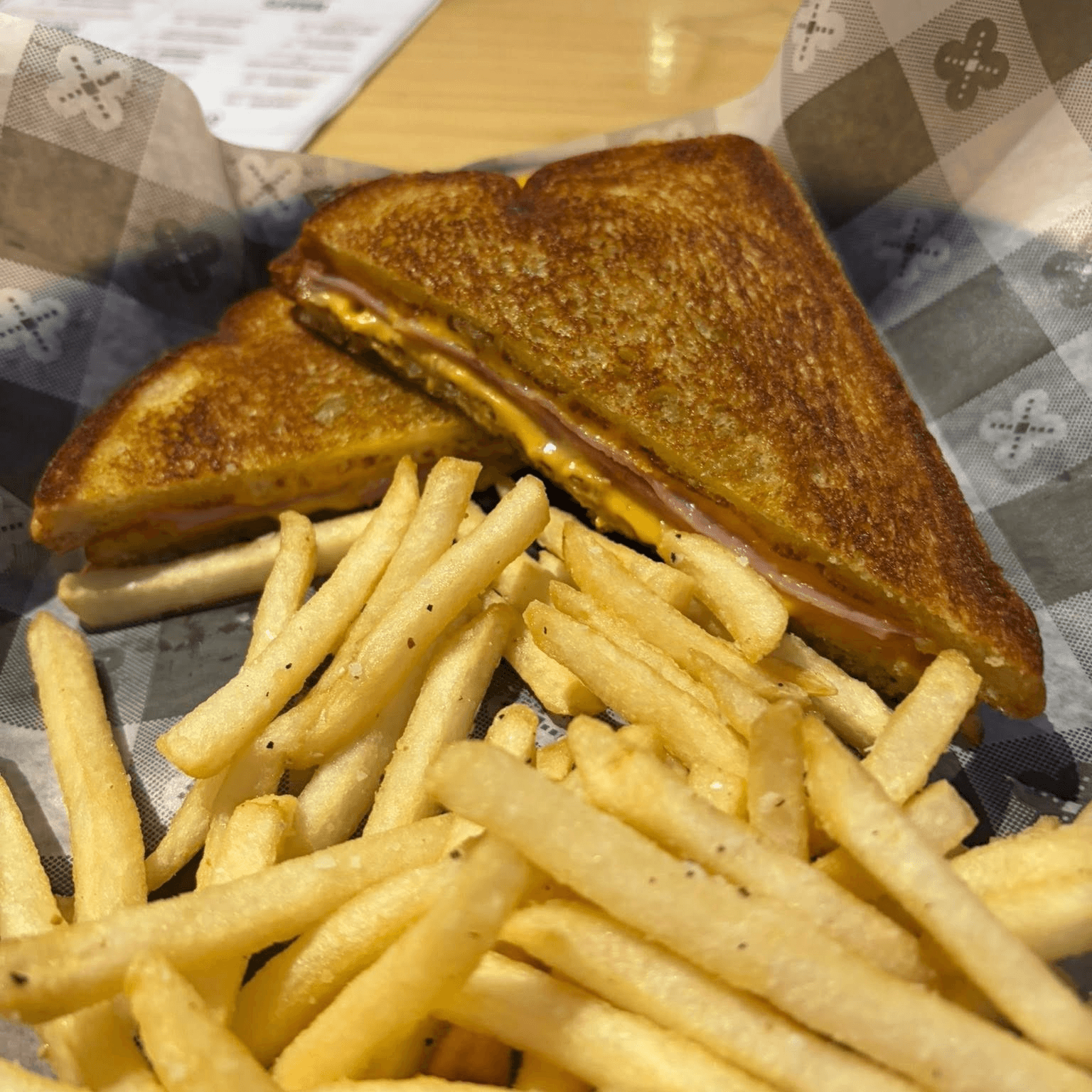 Kid Grilled Ham & Cheese