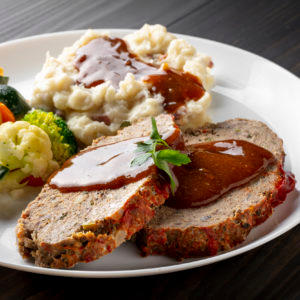 THE ULTIMATE MEAT LOAF DINNER