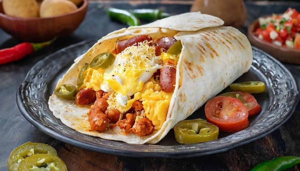 Spicy Breakfast Burrito