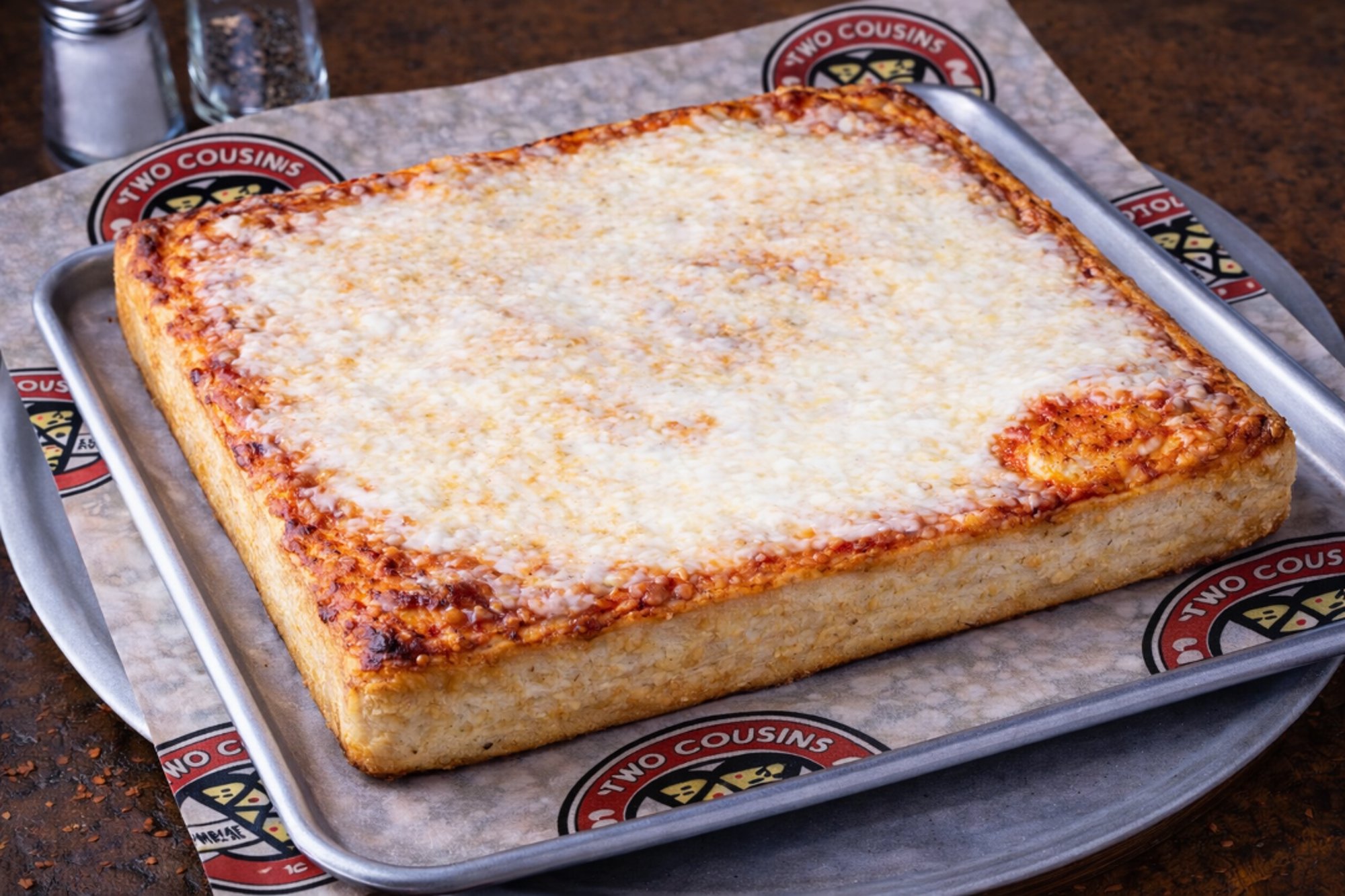 Sicilian Cheese Pizza 16x16"