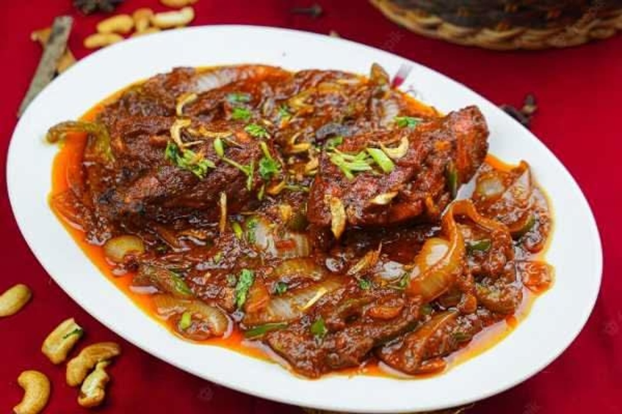 Lamb Vindaloo and Chicken Curry