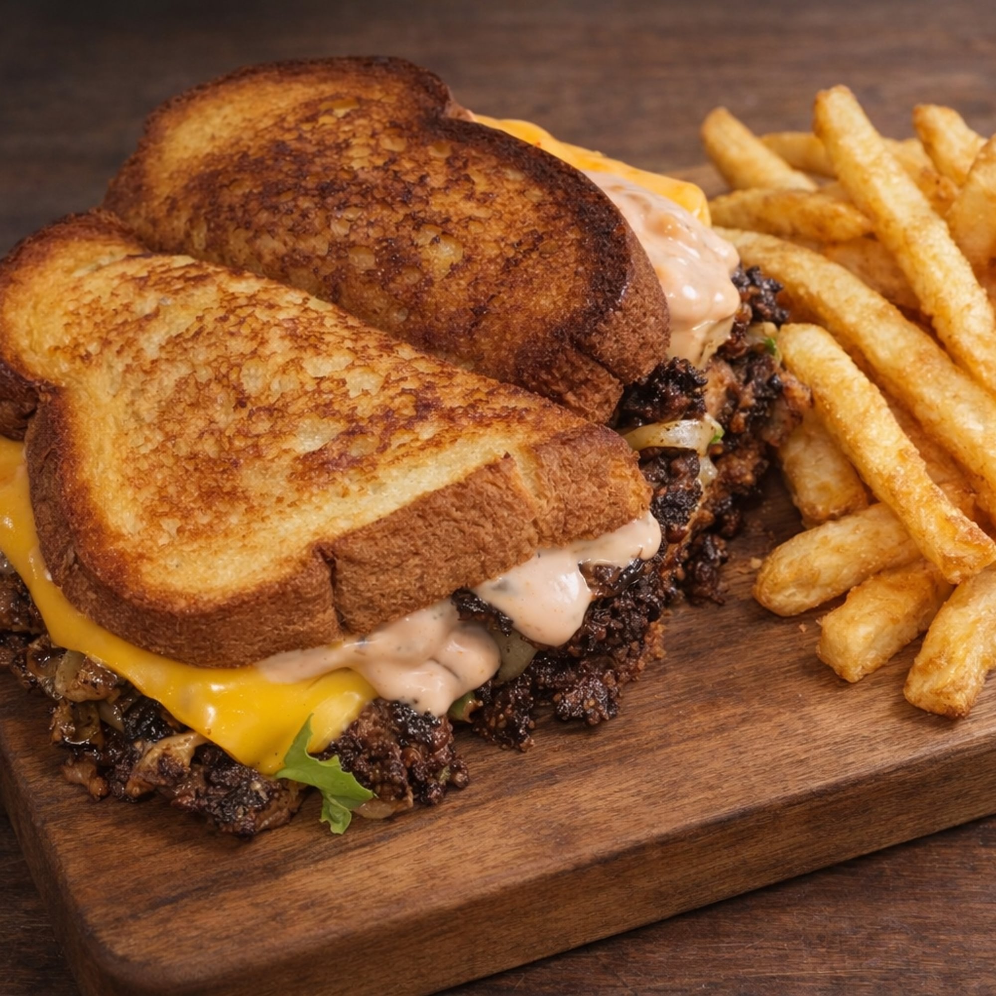 House Smash with Fries