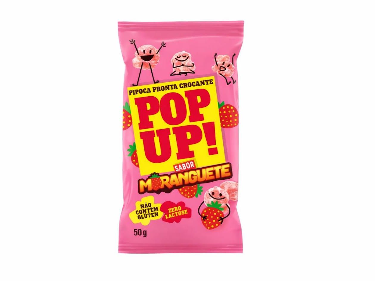 Pipoca Pop Up Morango 50g