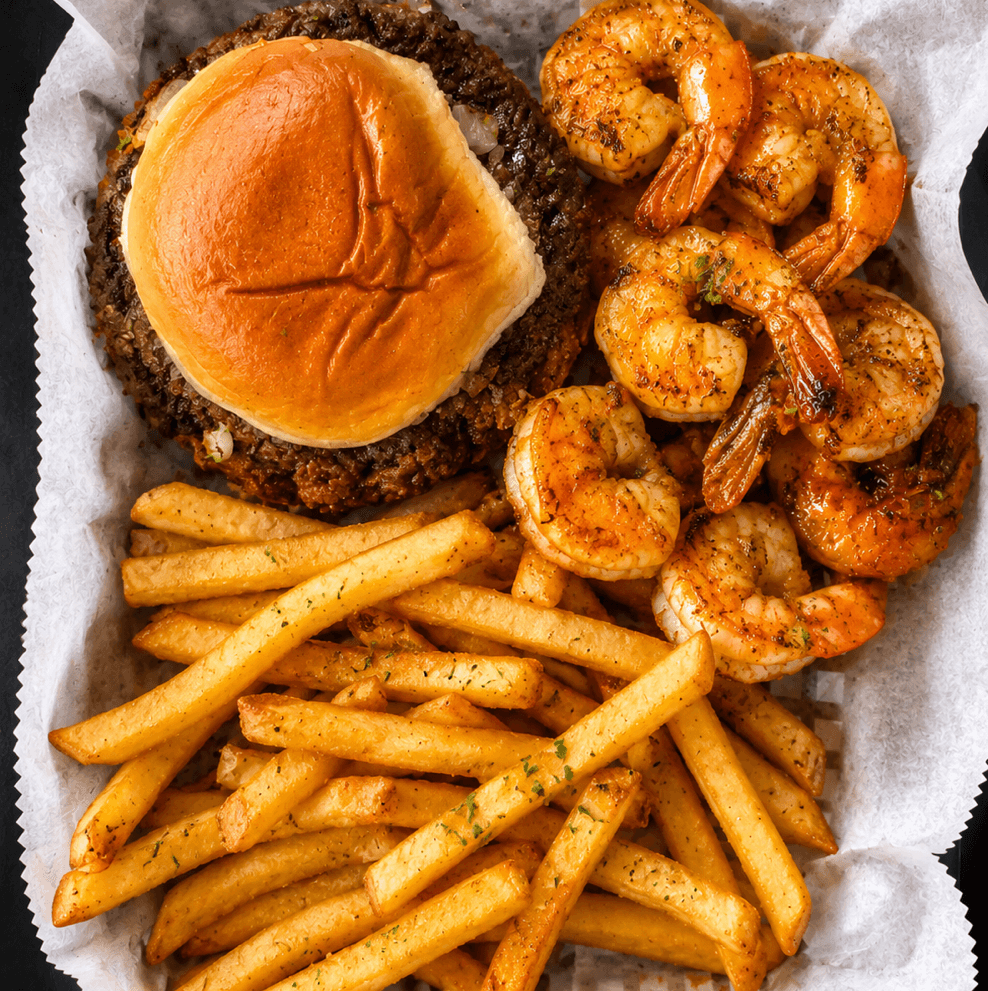 Grilled Shrimp Trio Basket
