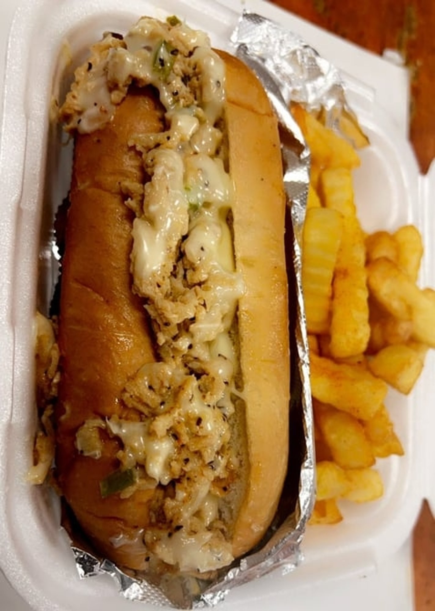 Chicken Philly Cheese Steak & 1 Side