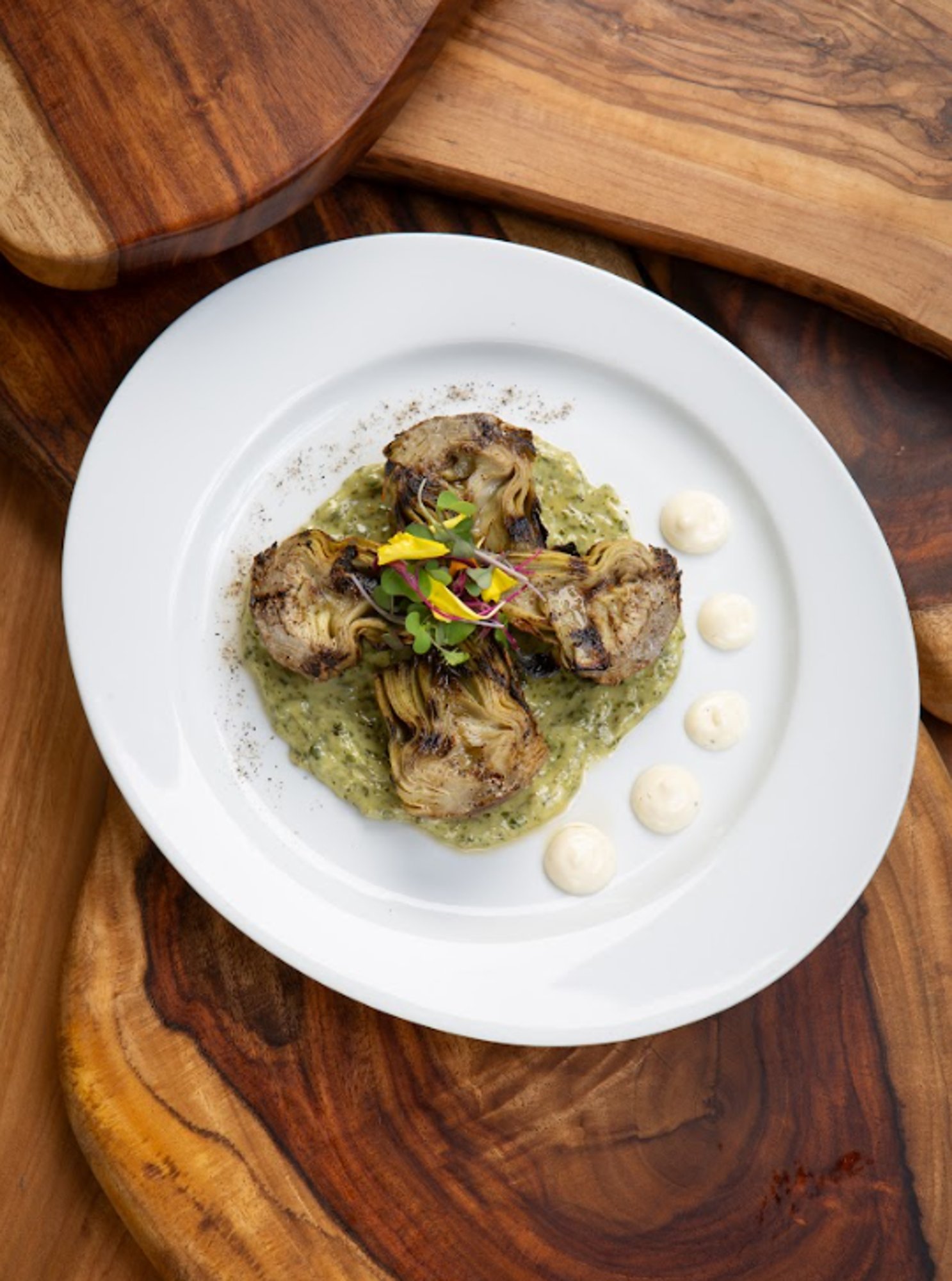 Grilled Artichoke Hearts