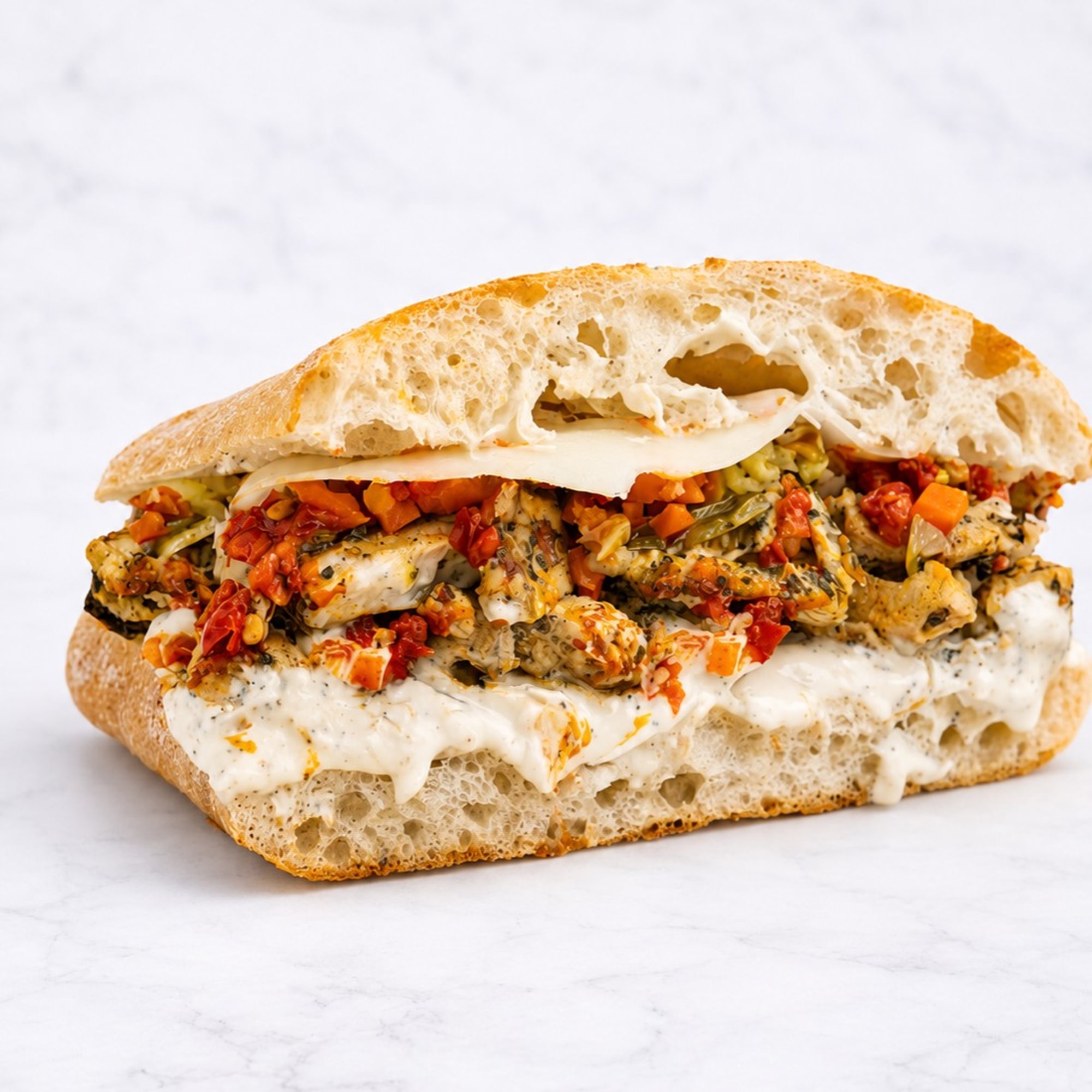 Spicy Chicken Breast Panini