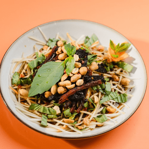 Papaya Beef Salad / Goi Du Du Kho Bo