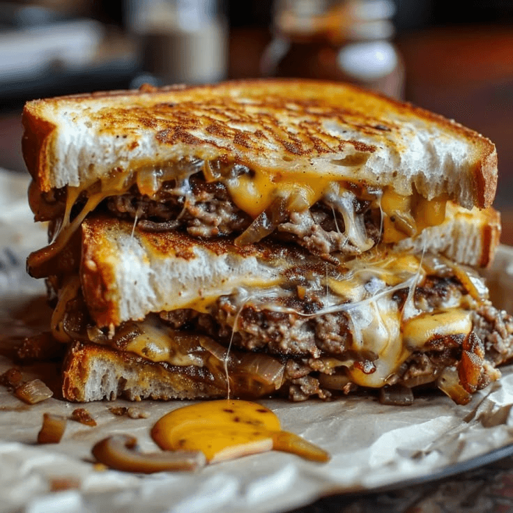 BIG Patty Melt, Fries & Drink