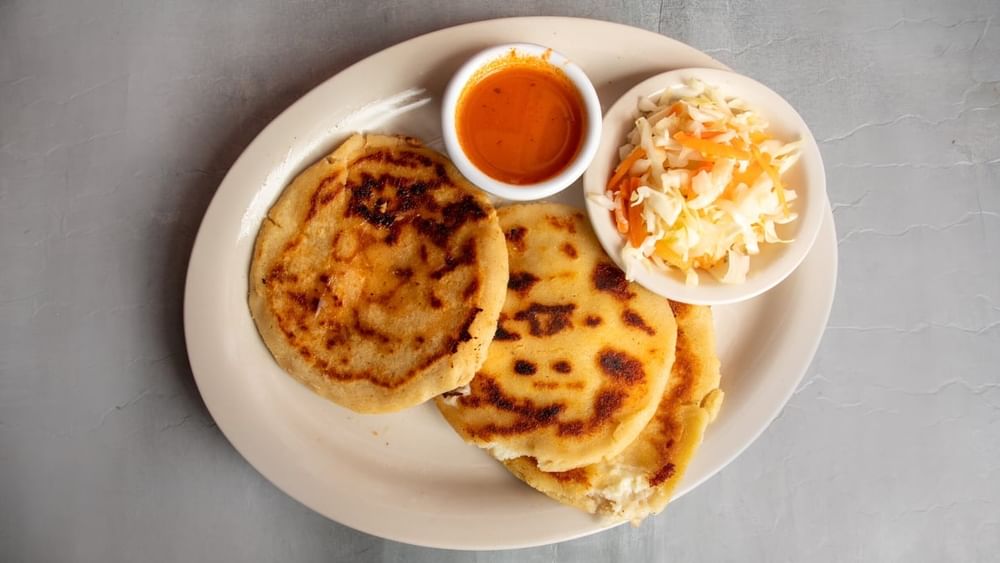 Three Locas (Loroco, Pork, Cheese & Beans Mixed)