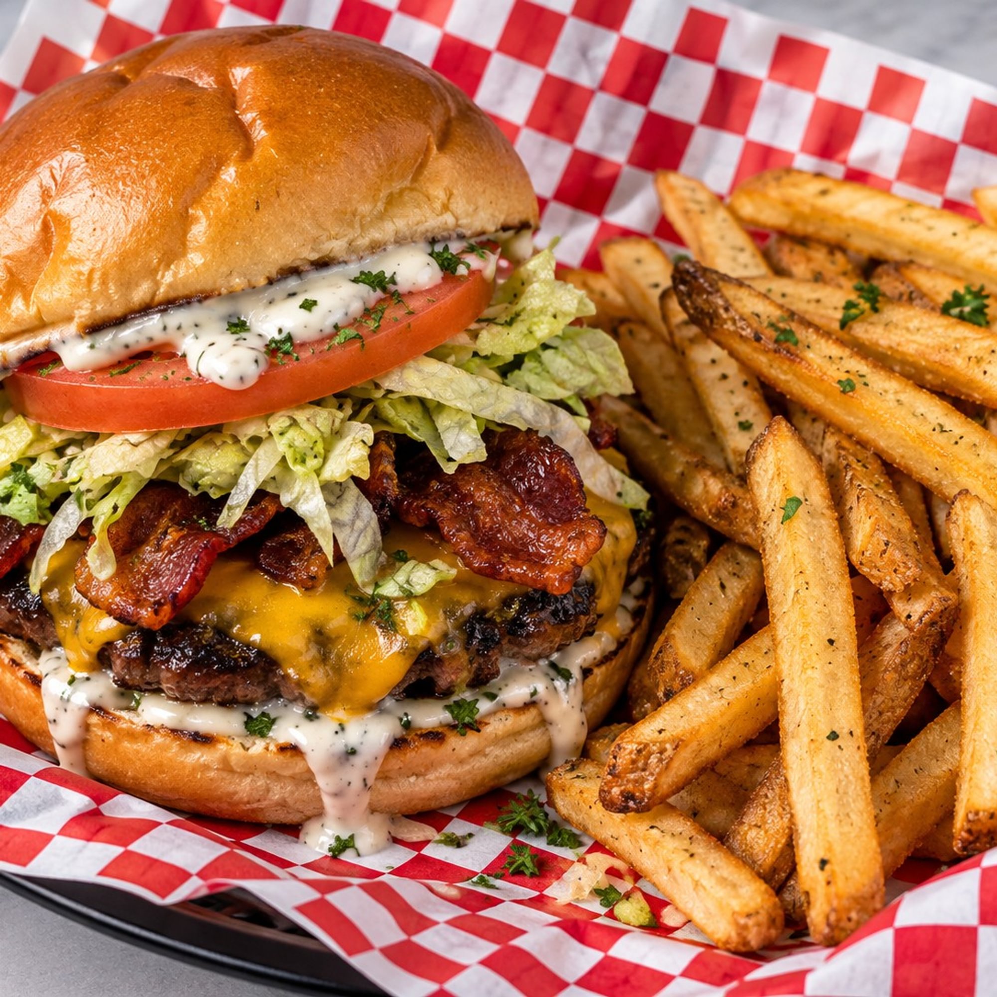 Bacon Ranch Burger