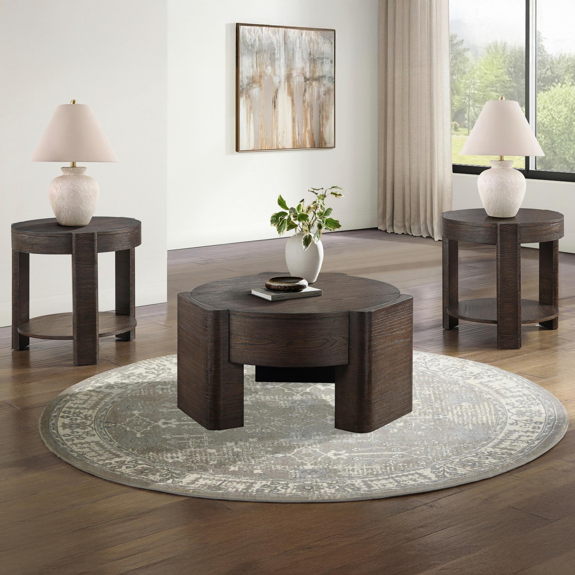 3-Piece Salina Cocktail Table & End Tables