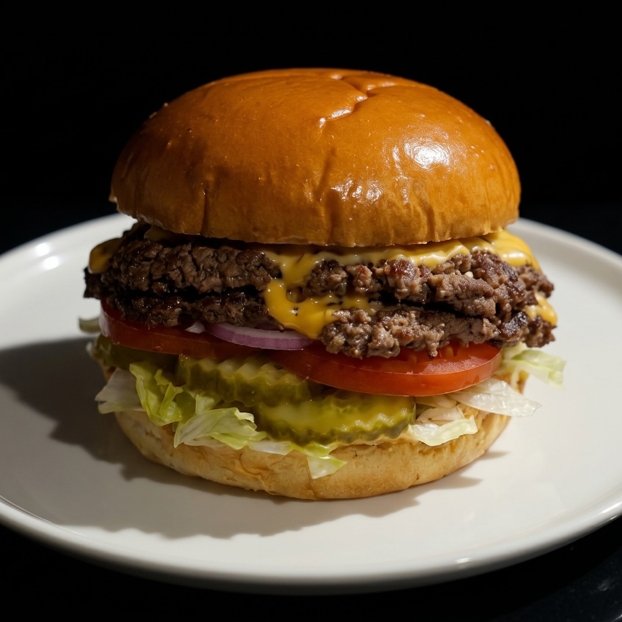Grilled Smashed Burger Sandwich Only