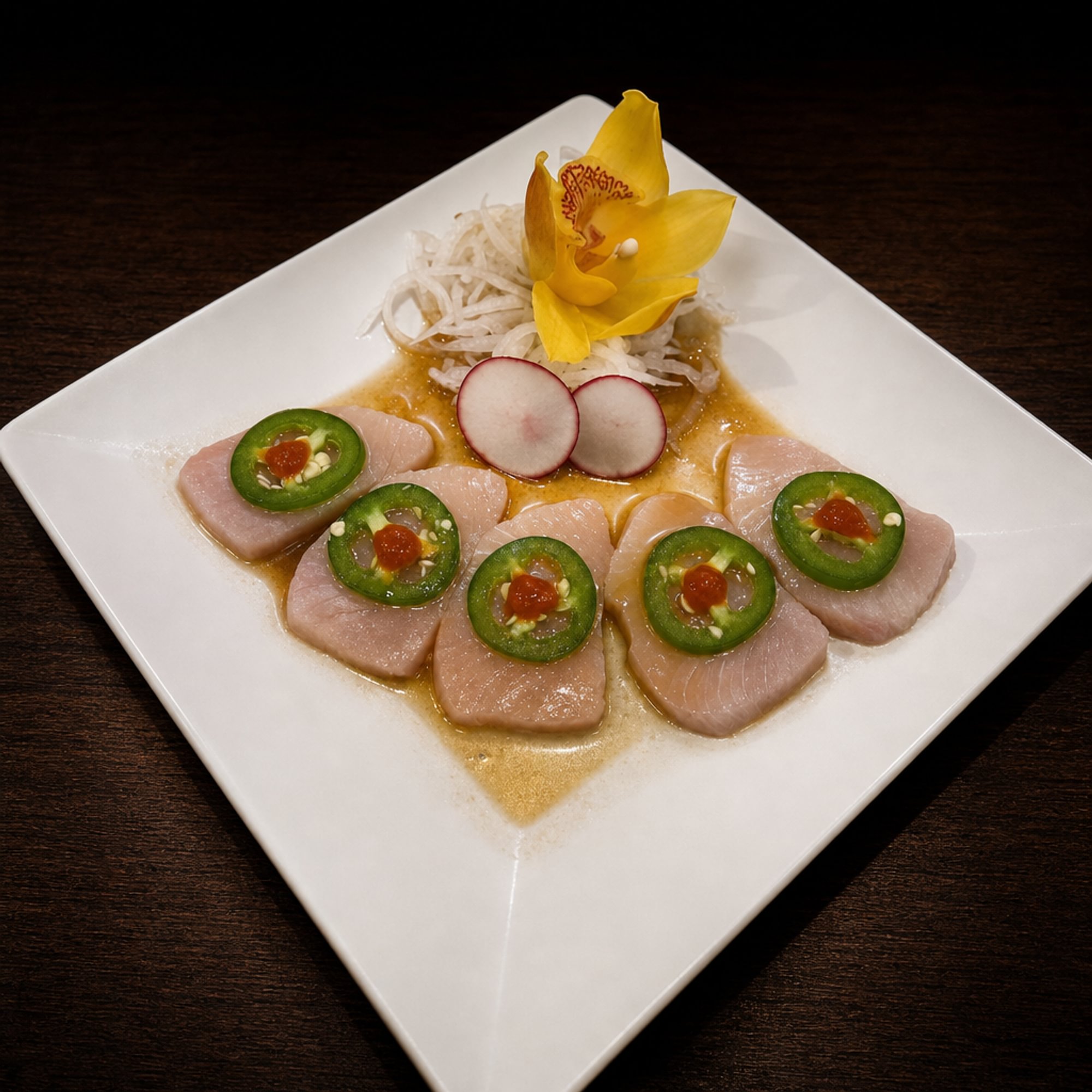 Spicy Hamachi Sashimi
