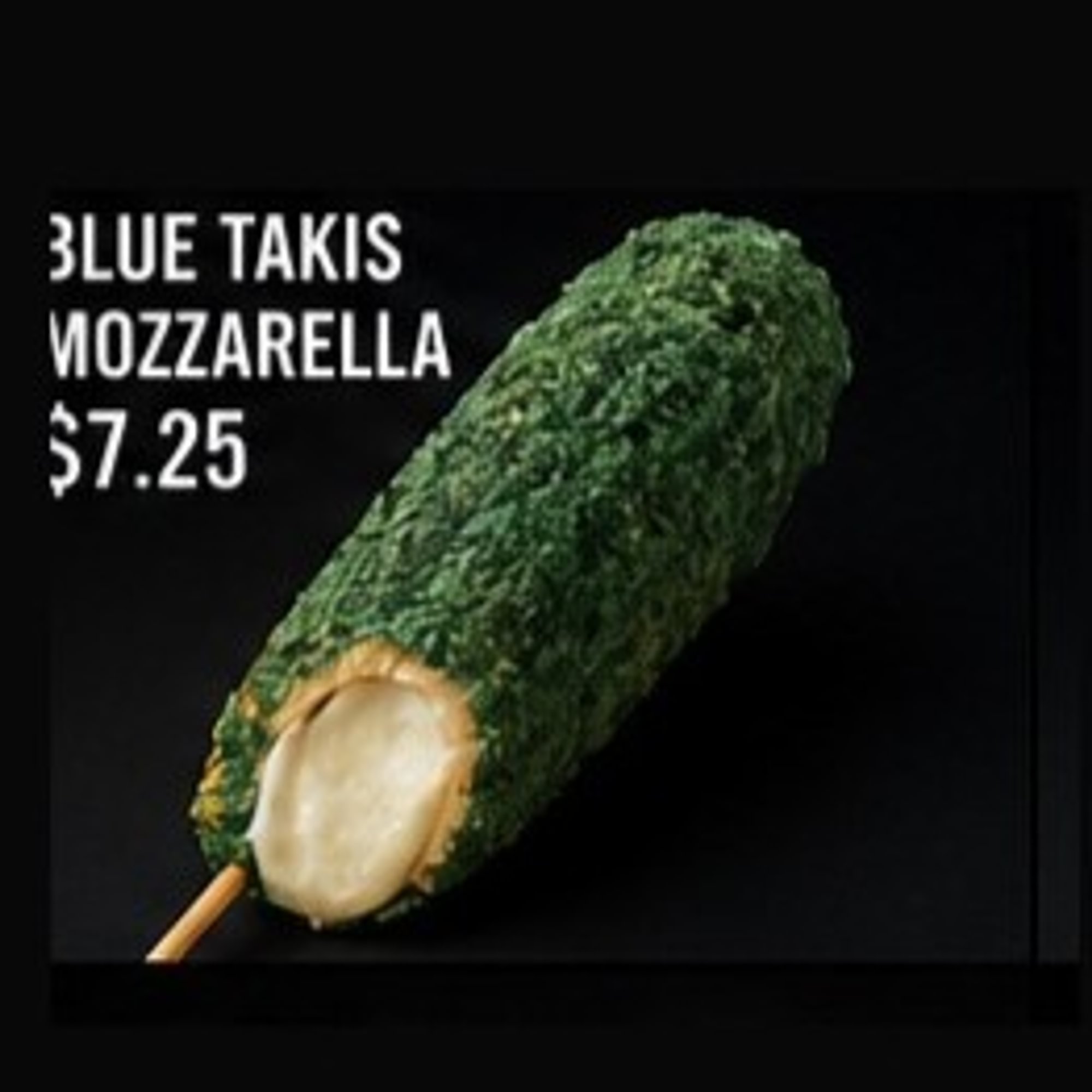 18. Blue Takis Mozzarella