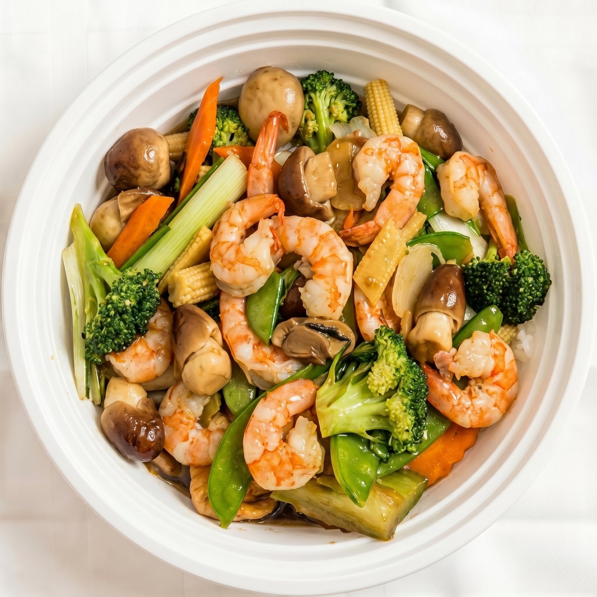 Shrimp with Chinese Vegetable