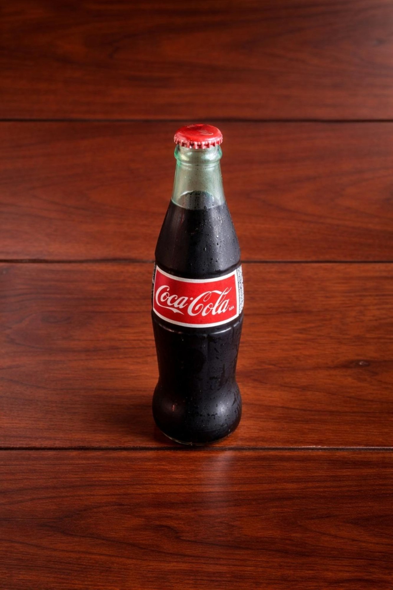 Coke glass bottle