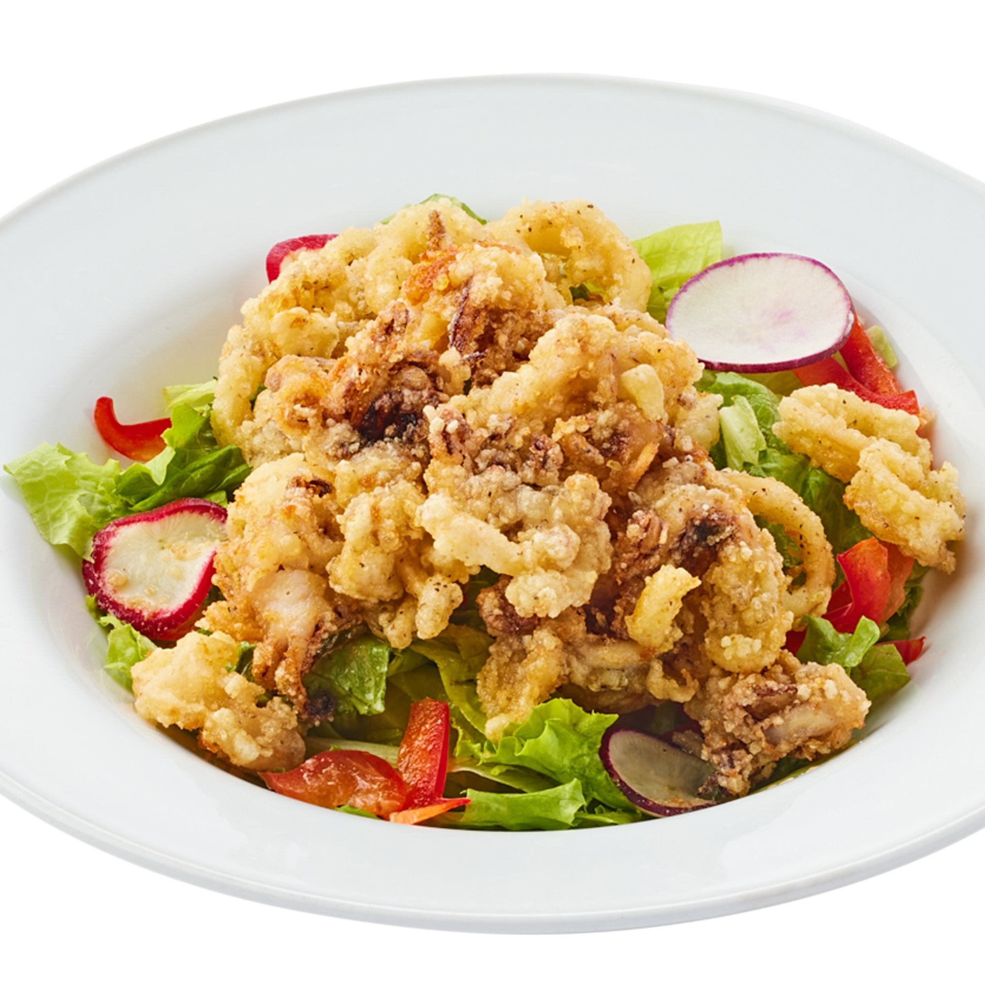Fried Calamari Salad