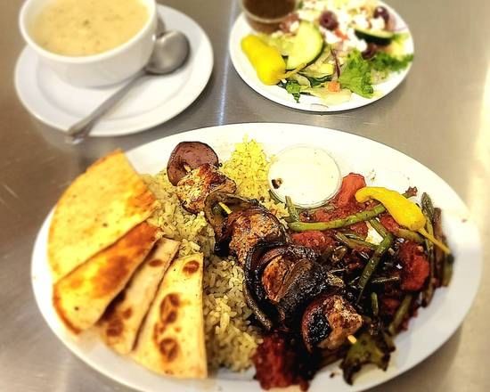 Souvlaki Plate (Serves 4)