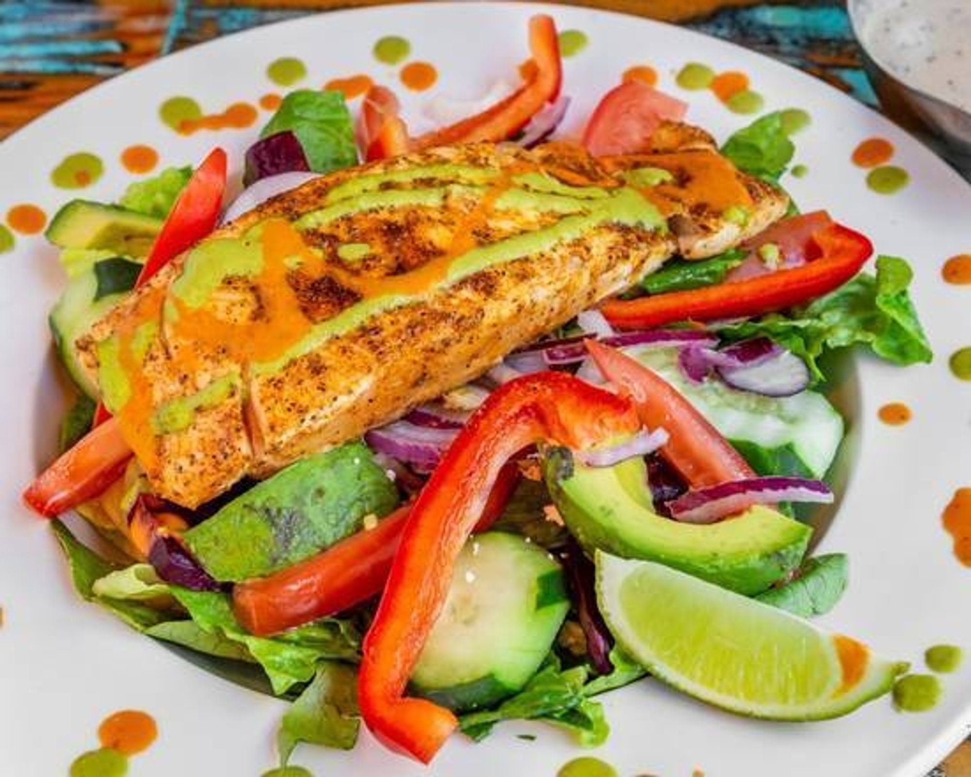 Los Cabos San Lucas Salmon Salad