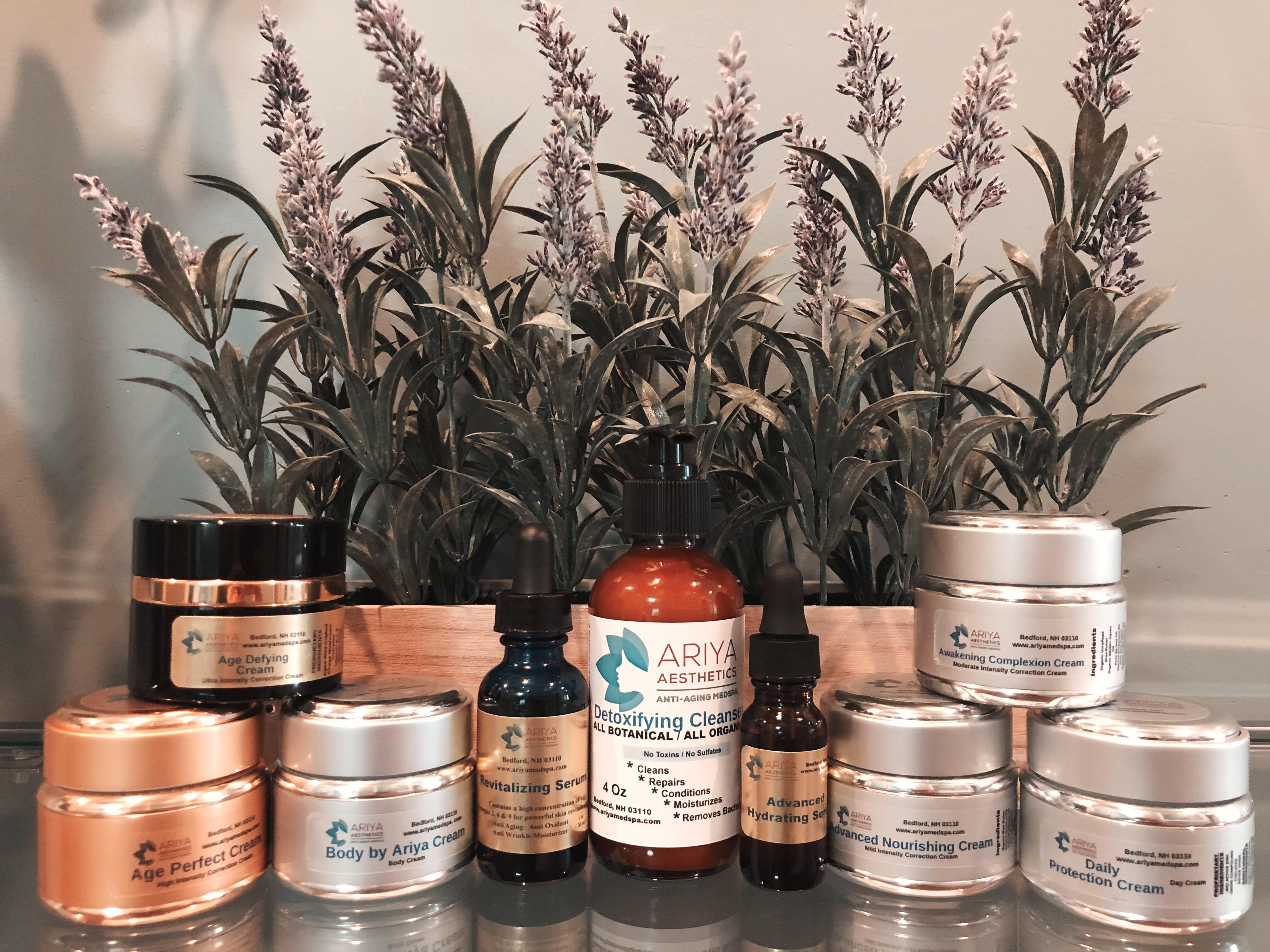 ARIYA AESTHETICS ORGANIC SKIN CARE LINE